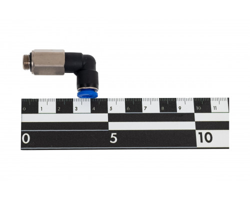 Фитинг CDC Pneumatics L-образ. 6мм с наруж. мет. резьбой G1/8 PLL 06G01
