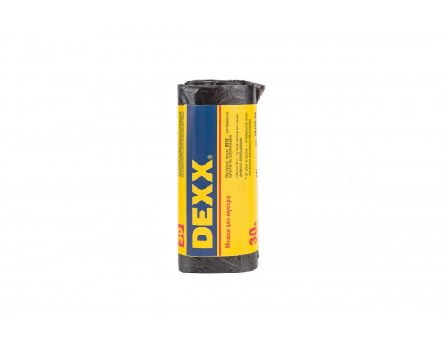 Мешки для мусора черные (30 шт; 30 л) DEXX 39150-30