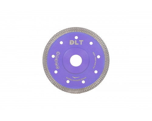 Диск алмазный DLT №13 (Turbo-X) 125мм, посадочный d22,23мм, толщина 1,2мм (керамогранит) 1409