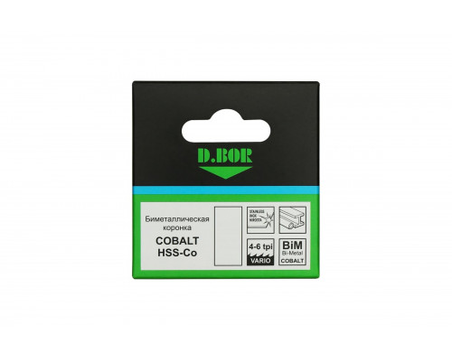 Биметаллическая коронка COBALT M42, 43 мм D.BOR D-HS-BIM-CO-38-043