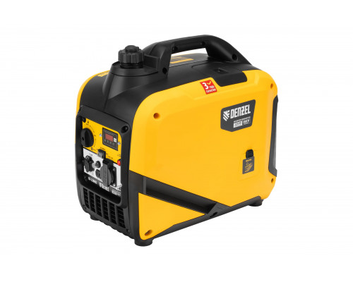 Генератор инверторный Denzel GS-2200iS, 2,2 кВт, 230 В, закрытый корпус, ручной старт 94713