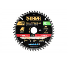 Пильный диск по дереву DENZEL 190x30 мм, 48 зубьев 733417