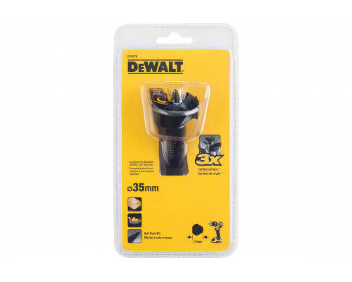 Сверло Форстнера по дереву DEWALT DT4578, 35x87x122 мм, 1 шт DT4578-QZ