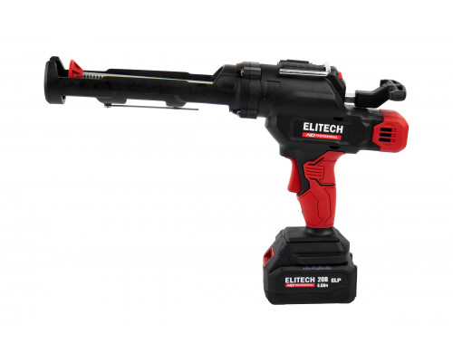 Аккумуляторный пистолет для герметика Elitech HD CCG 20SL6 (20В, 1х4Ач, 3600Н) 205762