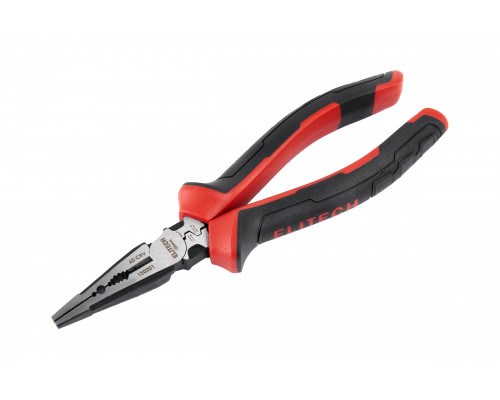 Длинногубцы Elitech 180мм, комбинированные, CrV,56-62HRC 120201 207107