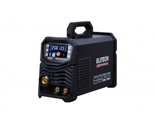 Мультисистема сварочная Elitech HD WM 200 SYN (MIG/MAG+MMA+TIG, 200А) 204471