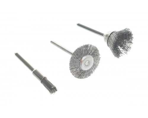 Корщетки из нержавеющей стали FIT IT набор 3шт 36906