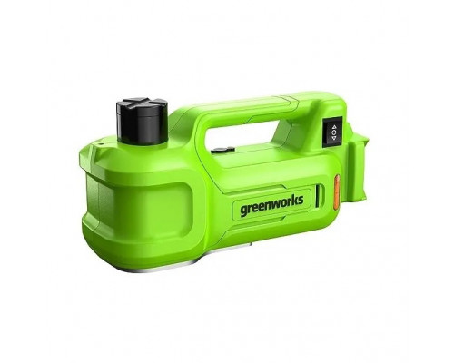 Ак. домкрат Greenworks 24V грузоподъёмность 3т.высота подъёма 445 мм высота подхвата 155 мм время подъёма 90 сек 4.2кг/3401407