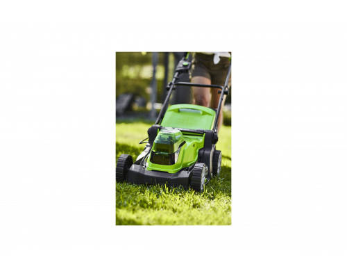 Аккумуляторная газонокосилка G24x2LM41 2х24V 41 см без АКБ и ЗУ GreenWorks 2512607