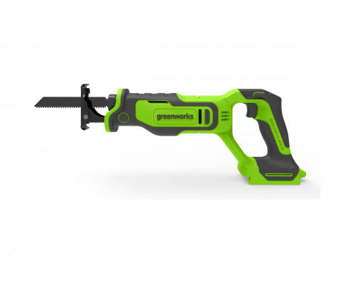 Пила сабельная аккумуляторная GreenWorks GPT-BLRS-1, 24В, б/щет., 0-3000 об/мин, рез 115 мм дер., без АКБ и ЗУ 1200607