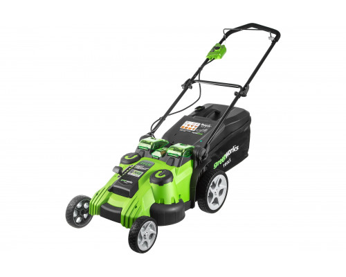 Аккумуляторная газонокосилка Greenworks Twin Force G40LM49DB 2500207