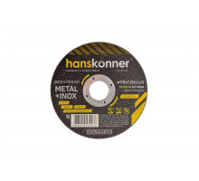 Диск отрезной по металлу 115x1,0x22,23 мм Hanskonner H9020-115-10