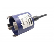 Коронка алмазная по бетону Hilberg 72 мм Laser Magnet Hмм72 HMM72