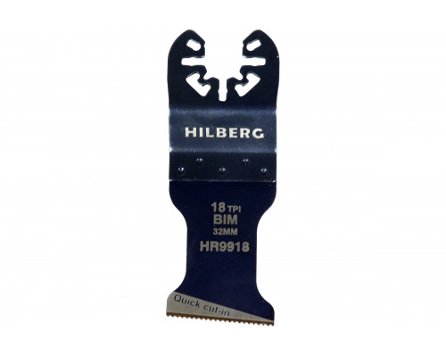 Полотно пильное погружное универсальное Hilberg Bi-M Cobalt 8% 32*44*18 TPI HR9918