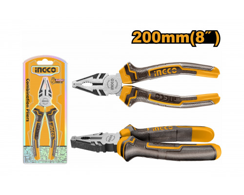 Комбинированные плоскогубцы INGCO 200мм HCP08208