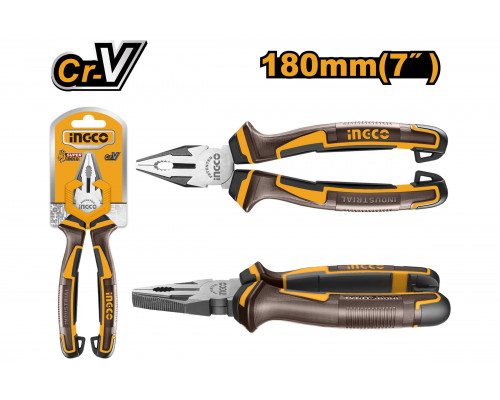 Комбинированные плоскогубцы INGCO 180мм INDUSTRIAL HCP28188