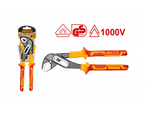 Диэлектрические переставные клещи INGCO 250 мм HIPP28250