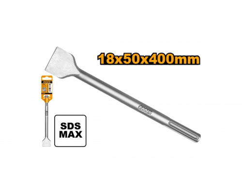 Зубило плоское 18x400x50 мм, SDS Max INGCO DBC0224002