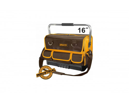 Сумка для инструментов INGCO 42х24х33см, 20Кг, Полиэстер, жесткое дно HTBGL05
