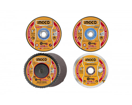 Набор дисков INGCO 76х10мм 30шт SUPER INGCO MCD07630