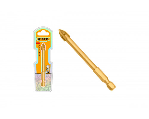 Сверло по плитке и стеклу INGCO 12х87 мм INDUSTRIAL DBG1131201