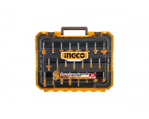 Набор фрез INGCO 8 мм 24 шт INDUSTRIAL AKRT24082
