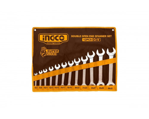 Набор рожковых ключей INGCO 6-32 мм. 12 шт. INDUSTRIAL HKSPA2142