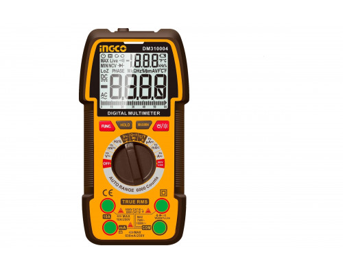 Мультиметр цифровой INGCO 1000В INDUSTRIAL DM310004