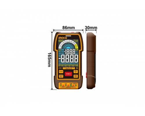 Мультиметр цифровой INGCO 1000В INDUSTRIAL DM110004