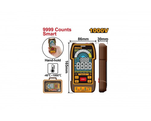 Мультиметр цифровой INGCO 1000В INDUSTRIAL DM110004