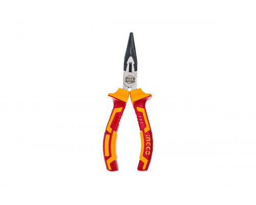 Диэлектрические длинногубцы INGCO 160 мм INDUSTRIAL HILNP28168