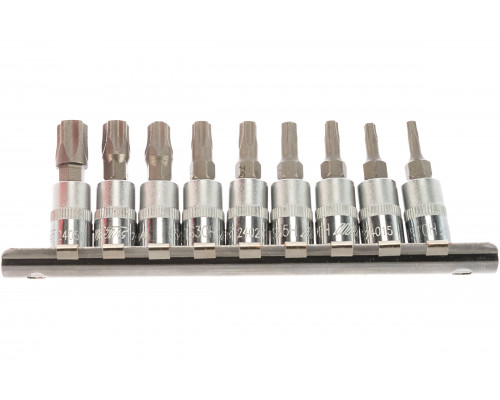 Набор насадок JTC TORX 5-гранных 1/4 TS10H-TS50H 9шт -3303 668258