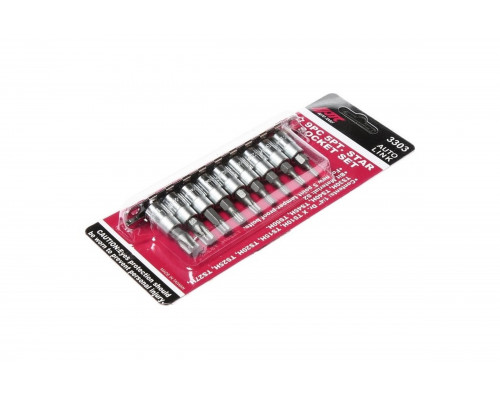 Набор насадок JTC TORX 5-гранных 1/4 TS10H-TS50H 9шт -3303 668258