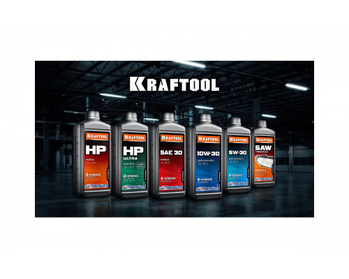 Минеральное масло KRAFTOOL HP для 2-тактных двигателей 1 л 41500-1