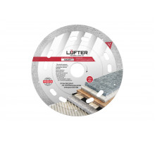 Диск алмазный LUFTER SMART 125х1.1х8мм, сплошной, по керамике 016-125-1