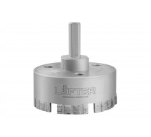 Коронка алмазная LUFTER TURBO LASER керамогранит, керамика 70 мм 027-70