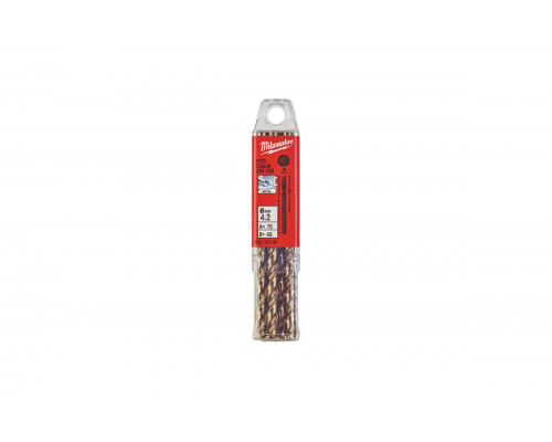 Сверло по металлу HSS-Co DIN338 (10 шт; 4.2х43х75 мм) Milwaukee 4932373340