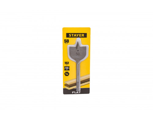 Сверло по дереву перовое STAYER Flat 50x152 мм 2950-50_z01