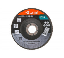 Круг зачистной лепестковый STURM 9010-01-125x22-40