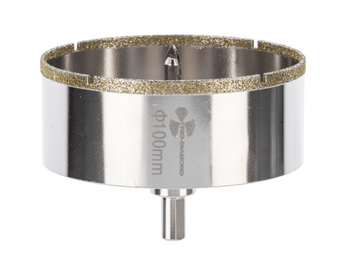 Коронка алмазная по керамике и кафелю с центрирующим сверлом TRIO-DIAMOND 100 мм 400100