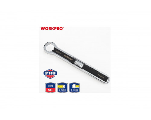 Универсальный разводной ключ WORKPRO 5-27 мм WP272016