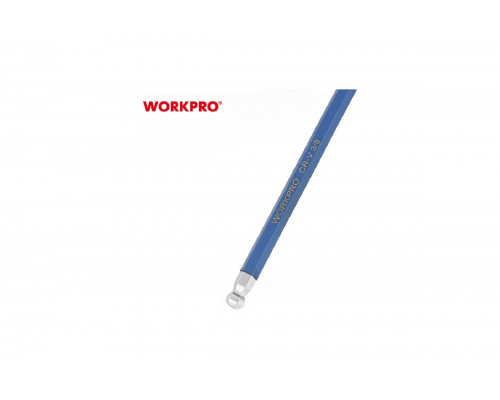 Ключи 6-гранные длинные с шаром WORKPRO 9шт. в держателе PRO WP222011
