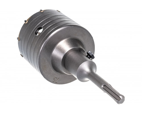 Коронка в сборе по бетону (75 мм; М22) Vertextools 222-0075
