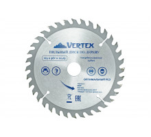 Диск пильный по дереву (125х22.23 мм; 36 зубов) Vertextools 125-36-22