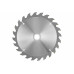 Диск пильный по дереву (190х30-20 мм; 24 зуба) Vertextools 190-24-30