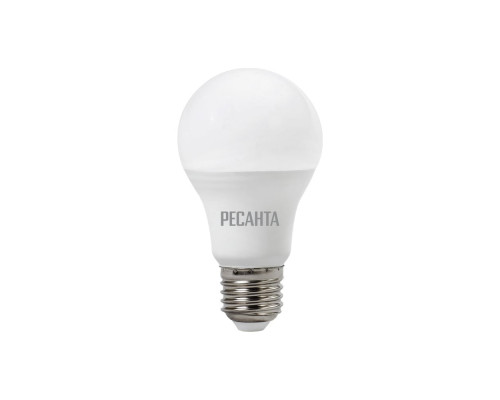 Светодиодная лампа Ресанта LL-R-A60-11W-230-3K-E27 /груша, 11Вт, тепл., Е27/ 76/1/15